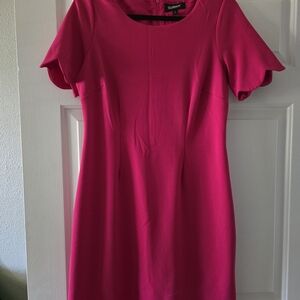 Glamour Fuchsia Mini Dress
